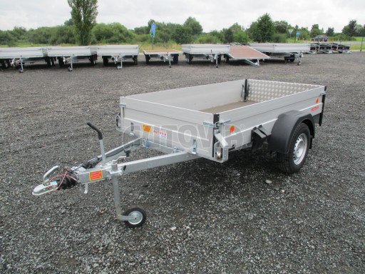 Sklápěcí brzděný přívěs ZV 26 ALU 1,3T B1 skl 2,50x1,25/0,35 POČ