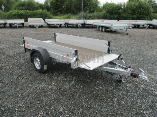 Sklápěcí brzděný přívěs ZV 26 ALU 1,3T B1 skl 2,50x1,25/0,35 POČ