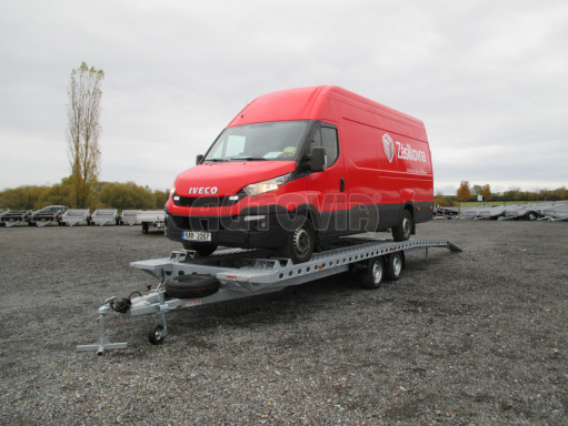 Přívěs pro přepravu 2 automobilů TPAV 3,5T 8,00x2,20 č.6