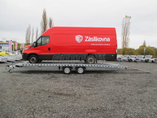 Přívěs pro přepravu 2 automobilů TPAV 3,5T 8,00x2,20 č.2