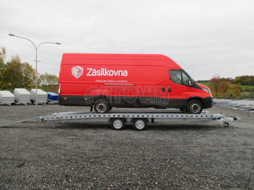 Přívěs pro přepravu 2 automobilů TPAV 3,5T 8,00x2,20 č.4