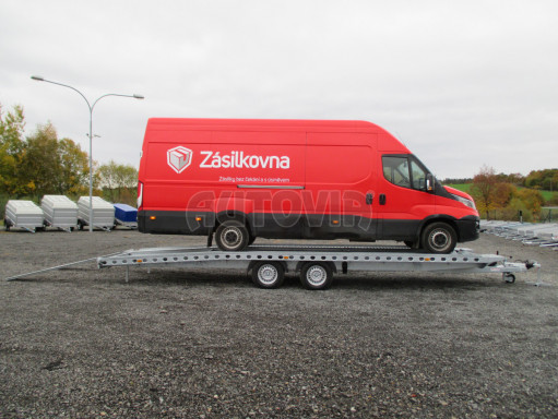 Přívěs pro přepravu 2 automobilů TPAV 3,5T 8,00x2,20 č.8