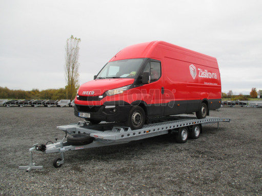 Přívěs pro přepravu 2 automobilů TPAV 3,5T 8,00x2,20 č.5