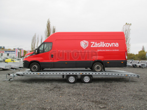 Přívěs pro přepravu 2 automobilů TPAV 3,5T 8,00x2,20 č.10