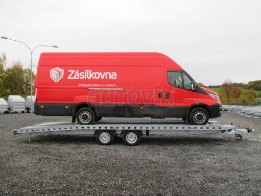 Přívěs pro přepravu 2 automobilů TPAV 3,5T 8,00x2,20 č.14