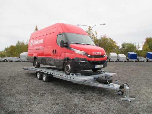 Přívěs pro přepravu 2 automobilů TPAV 3,5T 8,00x2,20 č.15