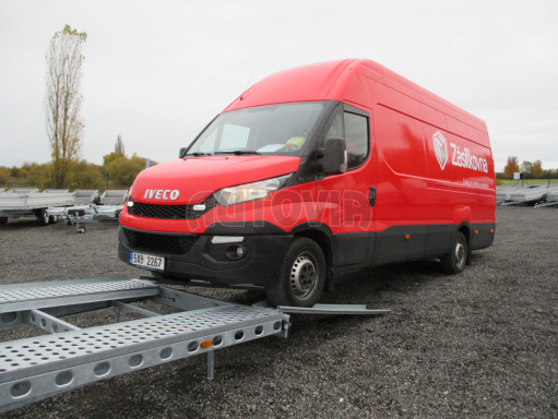 Přívěs pro přepravu 2 automobilů TPAV 3,5T 8,00x2,20 č.19