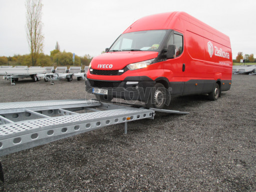 Přívěs pro přepravu 2 automobilů TPAV 3,5T 8,00x2,20 č.20