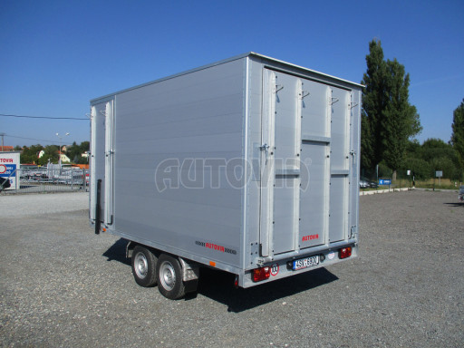 Bazarový přívěs pro přepravu zvířat VT 3,5T 3,95x2,20/2,13 č.7