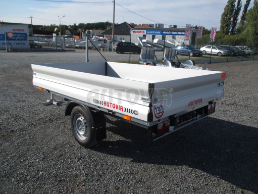 Přívěs za osobní auto VT 26/16 750kg 2,60x1,62/0,35 zesílená náprava
