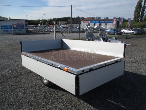 Přívěs za osobní auto VT 26/16 750kg 2,60x1,62/0,35 zesílená náprava