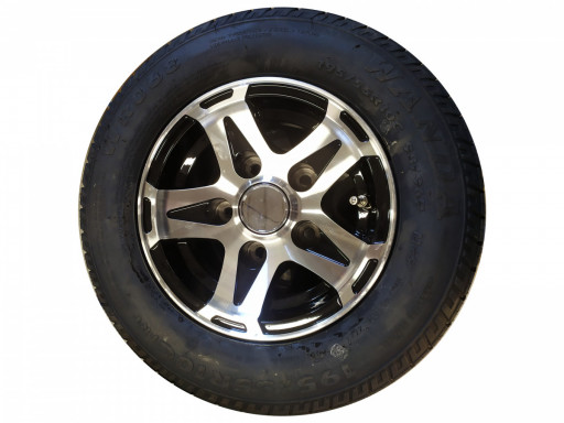 Kolo 195/55 R10C alu černé 98N 750kg 5x112 č.1