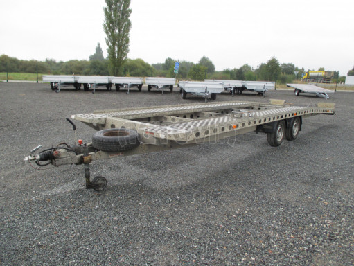 Bazarový přívěs pro přepravu 2 automobilů TPAV 3,5T 8,00x2,20 č.1