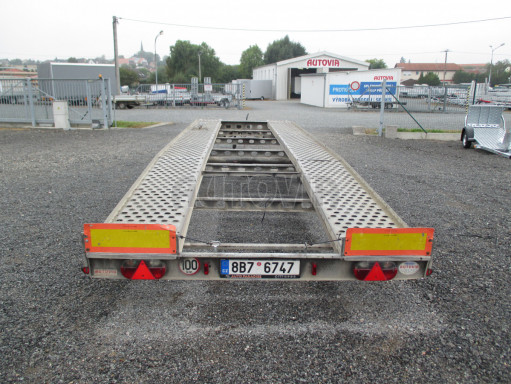 Bazarový přívěs pro přepravu 2 automobilů TPAV 3,5T 8,00x2,20 č.5