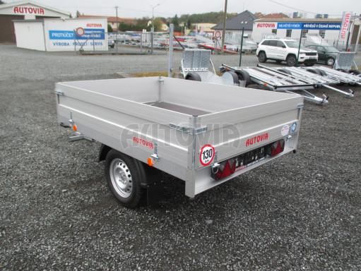 Sklápěcí přívěs se sklopnými bočnicemi TTS 750kg 13