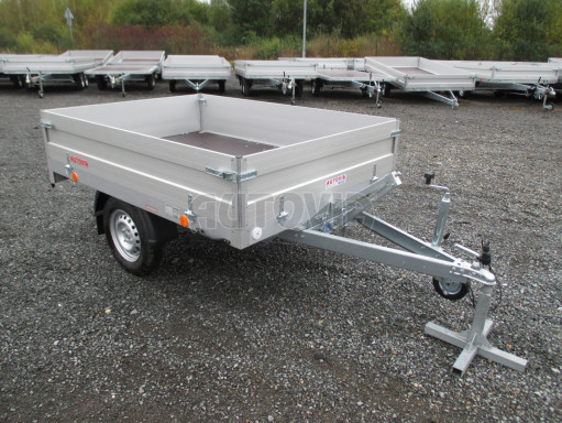 Sklápěcí přívěs se sklopnými bočnicemi TTS 750kg 13