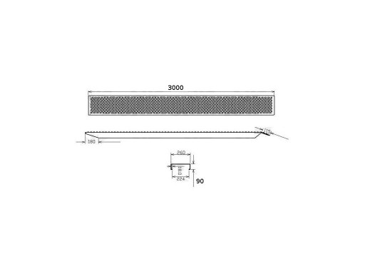 Nájezd hliníkový 3000 mm (1000kg na pár) č.2