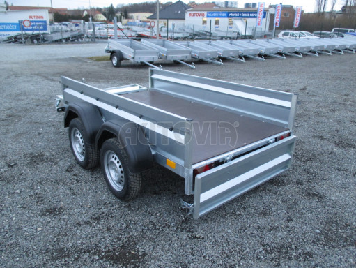 Dvounápravový přívěs za osobní auto KLB N2 750kg 2,35x1,30/0,34 č.16
