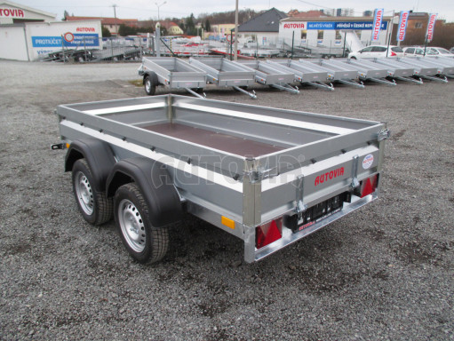 Dvounápravový přívěs za osobní auto KLB N2 750kg 2,65x1,30/0,34 č.8