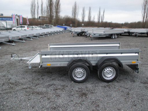 Dvounápravový přívěs za osobní auto KLB N2 750kg 2,65x1,30/0,34 č.15