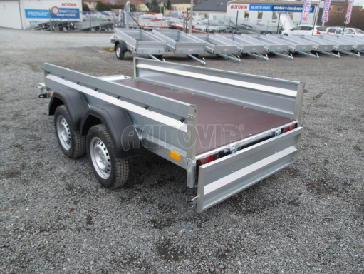 Dvounápravový přívěs za osobní auto KLB N2 750kg 2,65x1,30/0,34 č.16