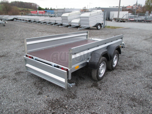 Dvounápravový přívěs za osobní auto KLB N2 750kg 2,65x1,30/0,34 č.18