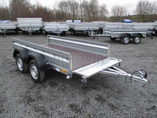 Dvounápravový přívěs za osobní auto KLB N2 750kg 2,65x1,30/0,34 č.20