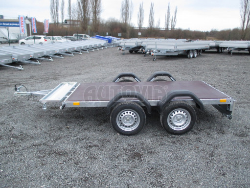 Dvounápravový přívěs za osobní auto KLB N2 750kg 2,65x1,30/0,34 č.22