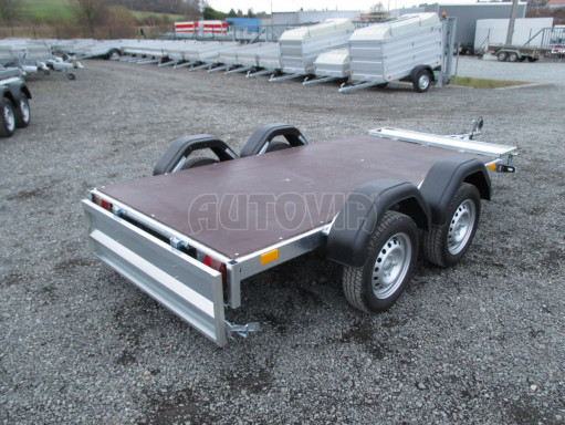 Dvounápravový přívěs za osobní auto KLB N2 750kg 2,65x1,30/0,34 č.24