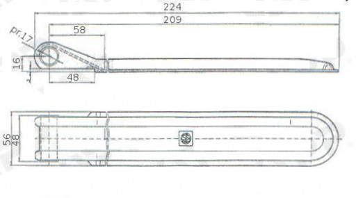 Pant bočnic WW BSCH 10-220 mm - horní díl č.2