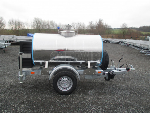 Přívěsný vozík -ZV26B1 1,8T/1m3 izolovaná cisterna na pitnou vodu