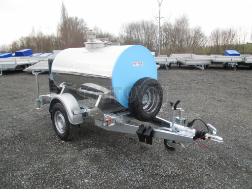 Přívěsný vozík -ZV26B1 1,8T/1m3 izolovaná cisterna na pitnou vodu