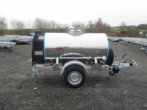 Přívěsný vozík -ZV26B1 1,8T/1m3 izolovaná cisterna na pitnou vodu