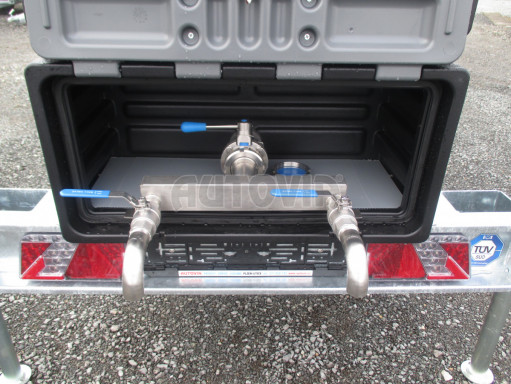 Přívěsný vozík -ZV26B1 1,8T/1m3 izolovaná cisterna na pitnou vodu