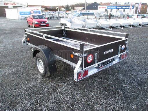 Jednoosý brzděný přívěs ZV 27 1,3T B1 2,50x1,48/0,35 M POČ RE