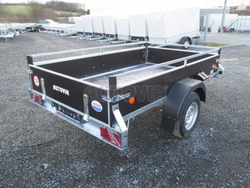 Jednoosý brzděný přívěs ZV 27 1,3T B1 2,50x1,48/0,35 M POČ RE