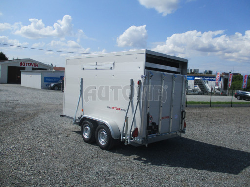 Přepravník hospodářských zvířat VER 2,7T 3,50x1,75/1,90 - kombi rampa č.9