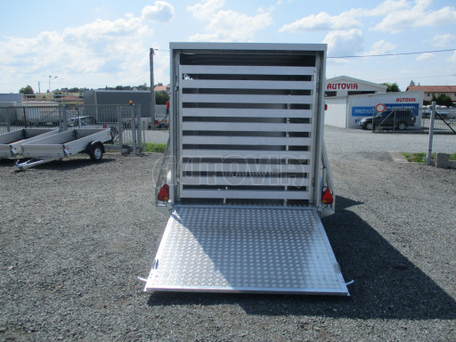 Přepravník hospodářských zvířat VER 2,7T 3,50x1,75/1,90 - kombi rampa č.15