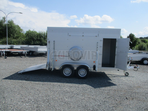 Přepravník hospodářských zvířat VER 2,7T 3,50x1,75/1,90 - kombi rampa č.16