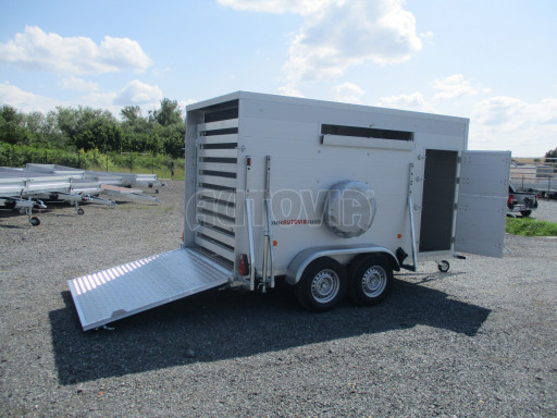 Přepravník hospodářských zvířat VER 2,7T 3,50x1,75/1,90 - kombi rampa č.6