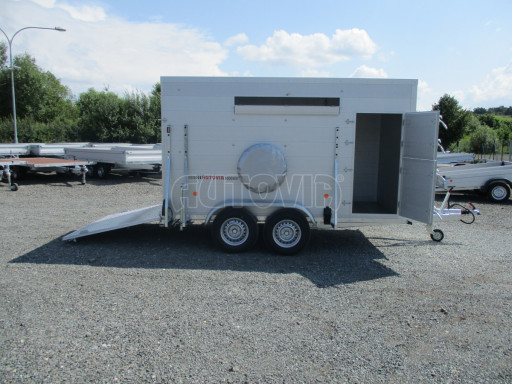 Přepravník hospodářských zvířat VER 2,7T 3,50x1,75/1,90 - kombi rampa č.18