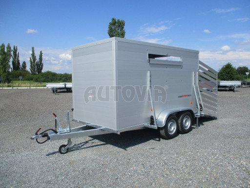 Přepravník hospodářských zvířat VER 2,7T 3,50x1,75/1,90 - kombi rampa č.23