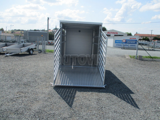 Přepravník hospodářských zvířat VER 2,7T 3,50x1,75/1,90 - kombi rampa č.25