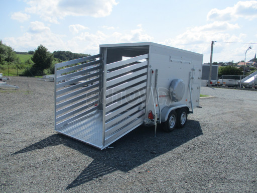 Přepravník hospodářských zvířat VER 2,7T 3,50x1,75/1,90 - kombi rampa č.26