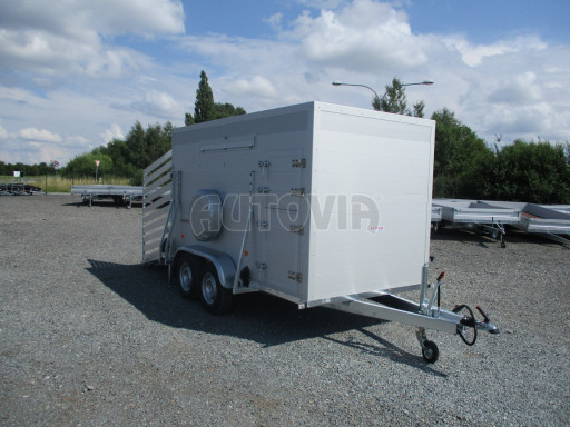 Přepravník hospodářských zvířat VER 2,7T 3,50x1,75/1,90 - kombi rampa č.28