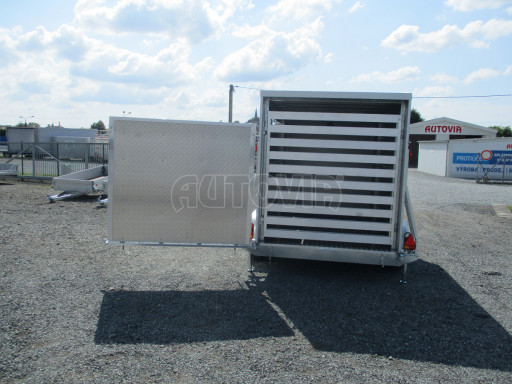 Přepravník hospodářských zvířat VER 2,7T 3,50x1,75/1,90 - kombi rampa č.3