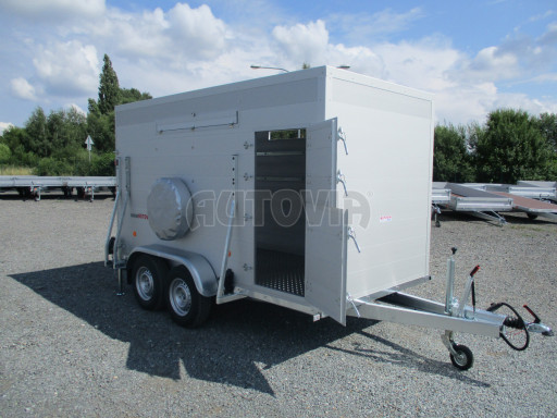 Přepravník hospodářských zvířat VER 2,7T 3,50x1,75/1,90 - kombi rampa č.39