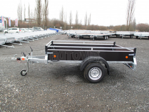 Přívěsný vozík za osobní auto sklopný ZV 27 1,3T B1 skl 2,50x1,48/0,35 POČ RE