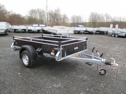 Přívěsný vozík za osobní auto sklopný ZV 27 1,3T B1 skl 2,50x1,48/0,35 POČ RE