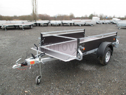 Přívěsný vozík za osobní auto sklopný ZV 27 1,3T B1 skl 2,50x1,48/0,35 POČ RE